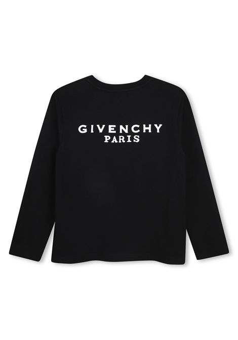 T-shirt a maniche lunghe GIVENCHY KIDS | H3141509B